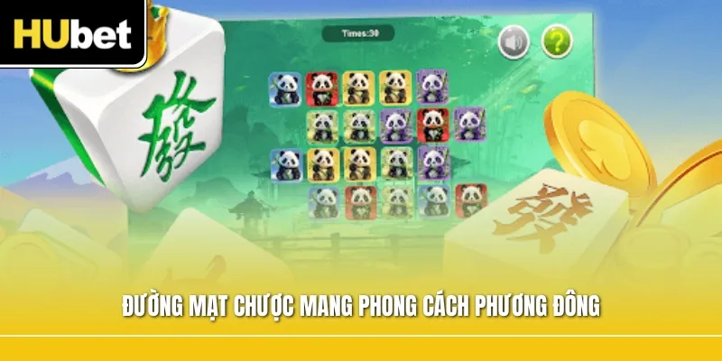 Đường Mạt Chược mang phong cách phương Đông và phù hợp với người thích giao diện trực quan
